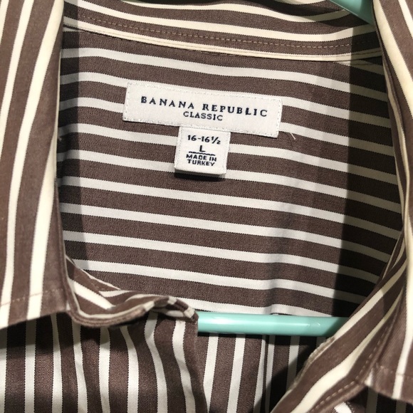 Banana Republic Mens button Up L - Picture 2 of 7